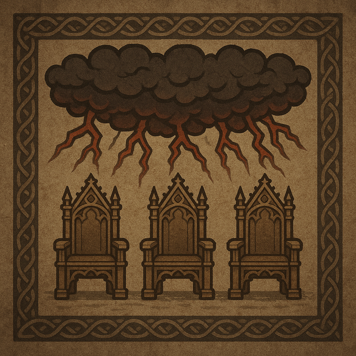 Tapestry of Three Thrones and Corrupted Skies